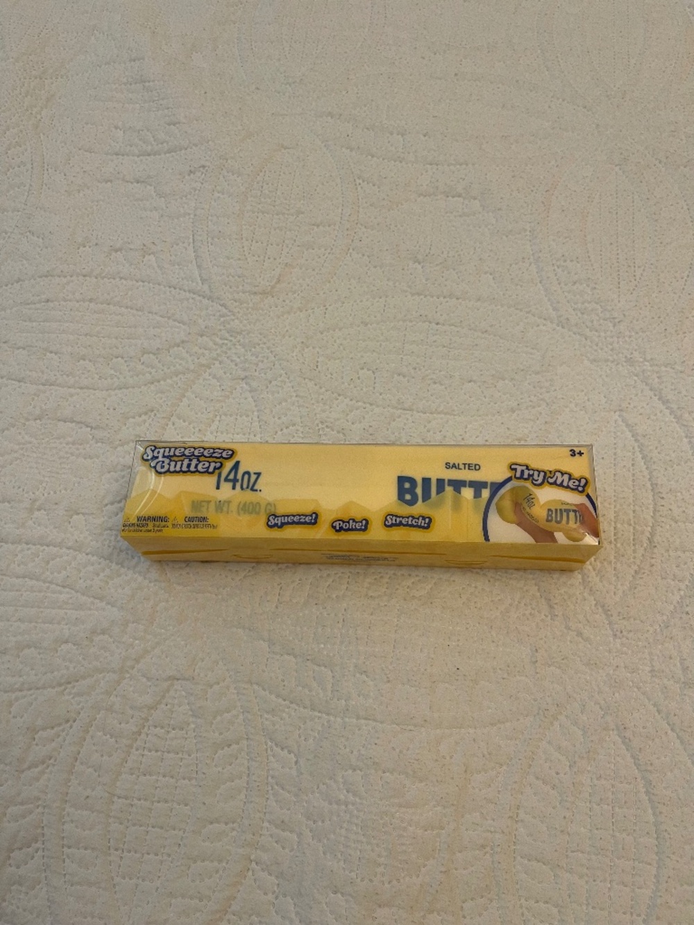 Squishy Butter Stick Large 14 oz. Squishy Toy NEW